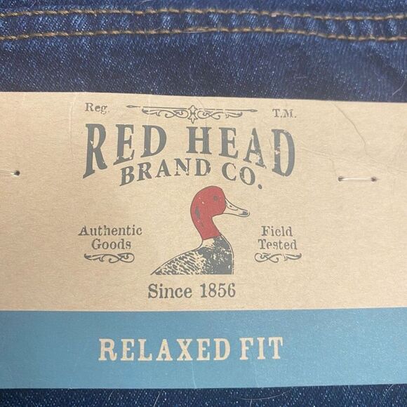 REDHEAD Men’s Relaxed Fit Jeans Size 38/34 Blue New With Tags‎ - Picture 11 of 12